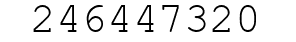 Number 246447320.