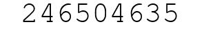 Number 246504635.