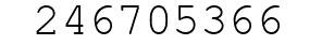 Number 246705366.