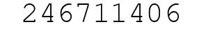 Number 246711406.