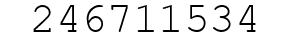 Number 246711534.