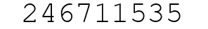 Number 246711535.