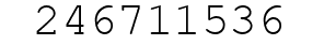 Number 246711536.