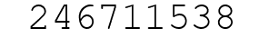 Number 246711538.