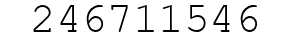 Number 246711546.