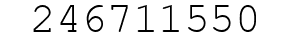 Number 246711550.