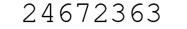 Number 24672363.