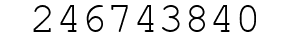 Number 246743840.