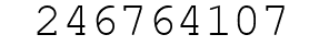 Number 246764107.
