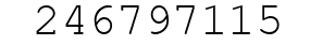Number 246797115.