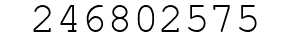 Number 246802575.