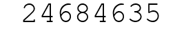 Number 24684635.