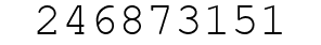 Number 246873151.