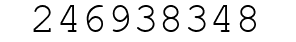 Number 246938348.