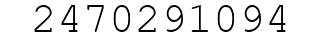 Number 2470291094.