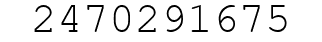 Number 2470291675.