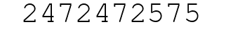 Number 2472472575.