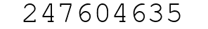 Number 247604635.