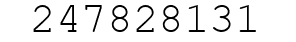 Number 247828131.
