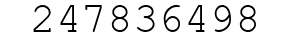 Number 247836498.