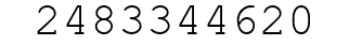 Number 2483344620.