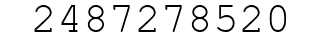 Number 2487278520.
