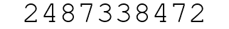 Number 2487338472.