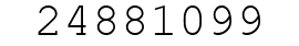 Number 24881099.