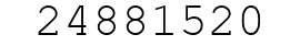 Number 24881520.