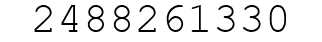 Number 2488261330.
