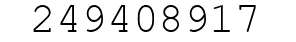 Number 249408917.