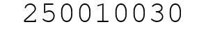Number 250010030.