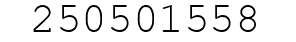 Number 250501558.