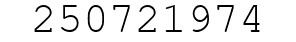Number 250721974.