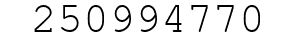 Number 250994770.