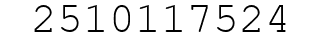 Number 2510117524.