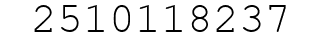 Number 2510118237.