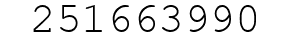 Number 251663990.