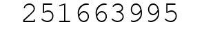 Number 251663995.