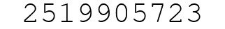 Number 2519905723.