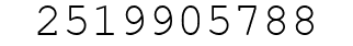 Number 2519905788.