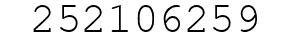 Number 252106259.