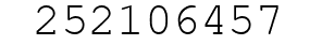 Number 252106457.