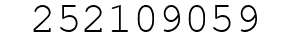 Number 252109059.