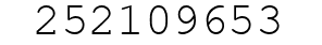 Number 252109653.