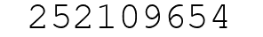 Number 252109654.