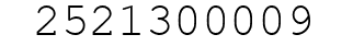 Number 2521300009.