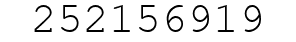 Number 252156919.