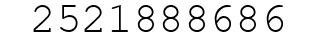 Number 2521888686.