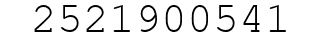 Number 2521900541.